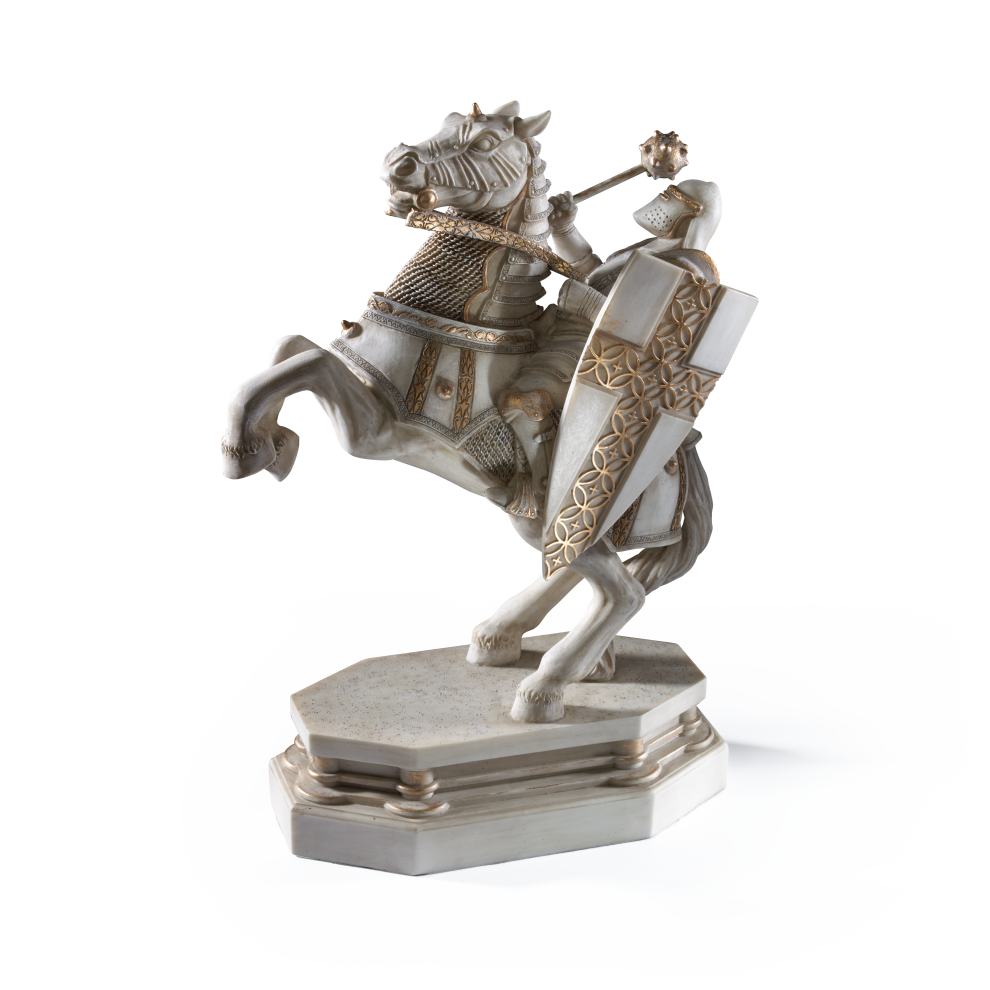 The white knight bookend